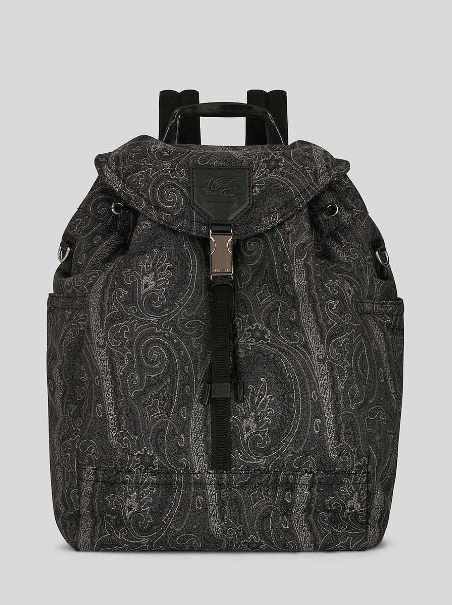 ETRO Paisley Backpack With Etro Logo And Pegaso | Backpacks And Belt Bags