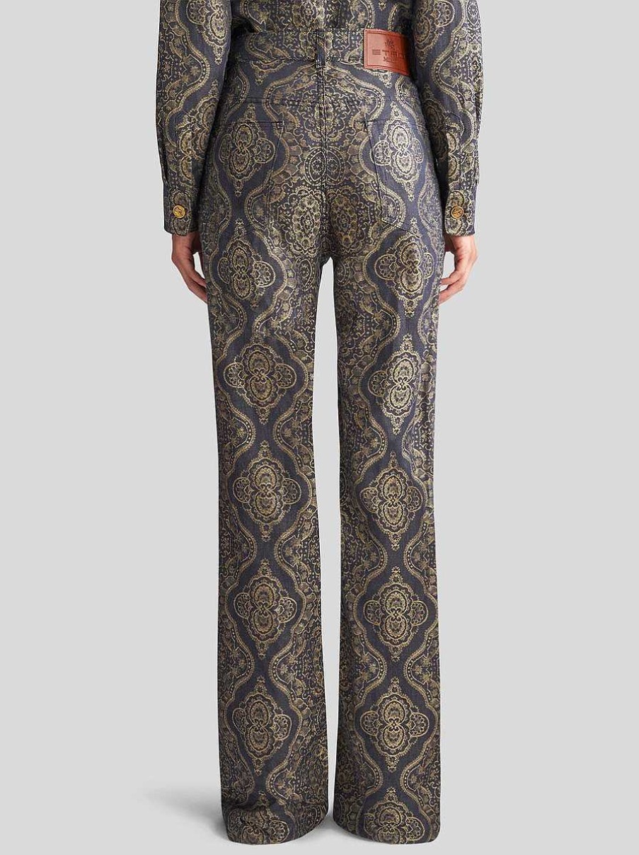 ETRO Baggy Jacquard Jeans | Denim