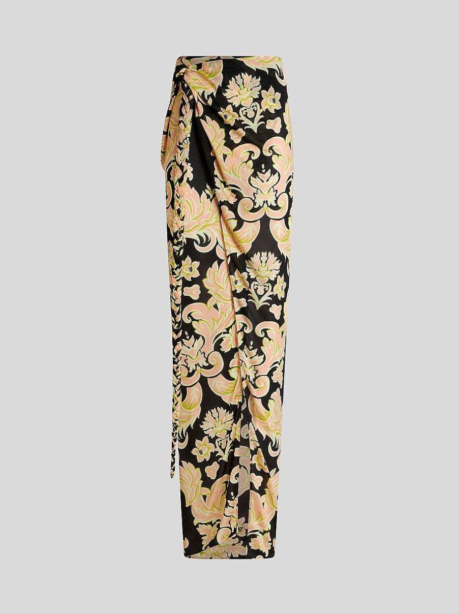 ETRO Sarong Skirt In Printed Jersey | Skirts