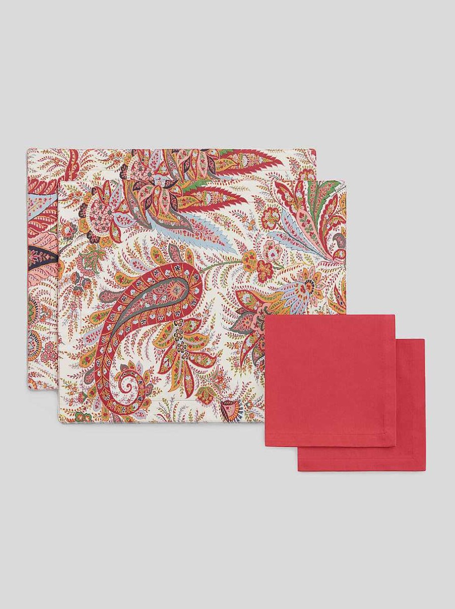 ETRO Set Of Two Placemats And Two Napkins | Ginori 1735 Capsule