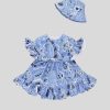 ETRO Baby Solid-Colour Paisley Dress With Ruffle | Baby Girl 1-9 Months