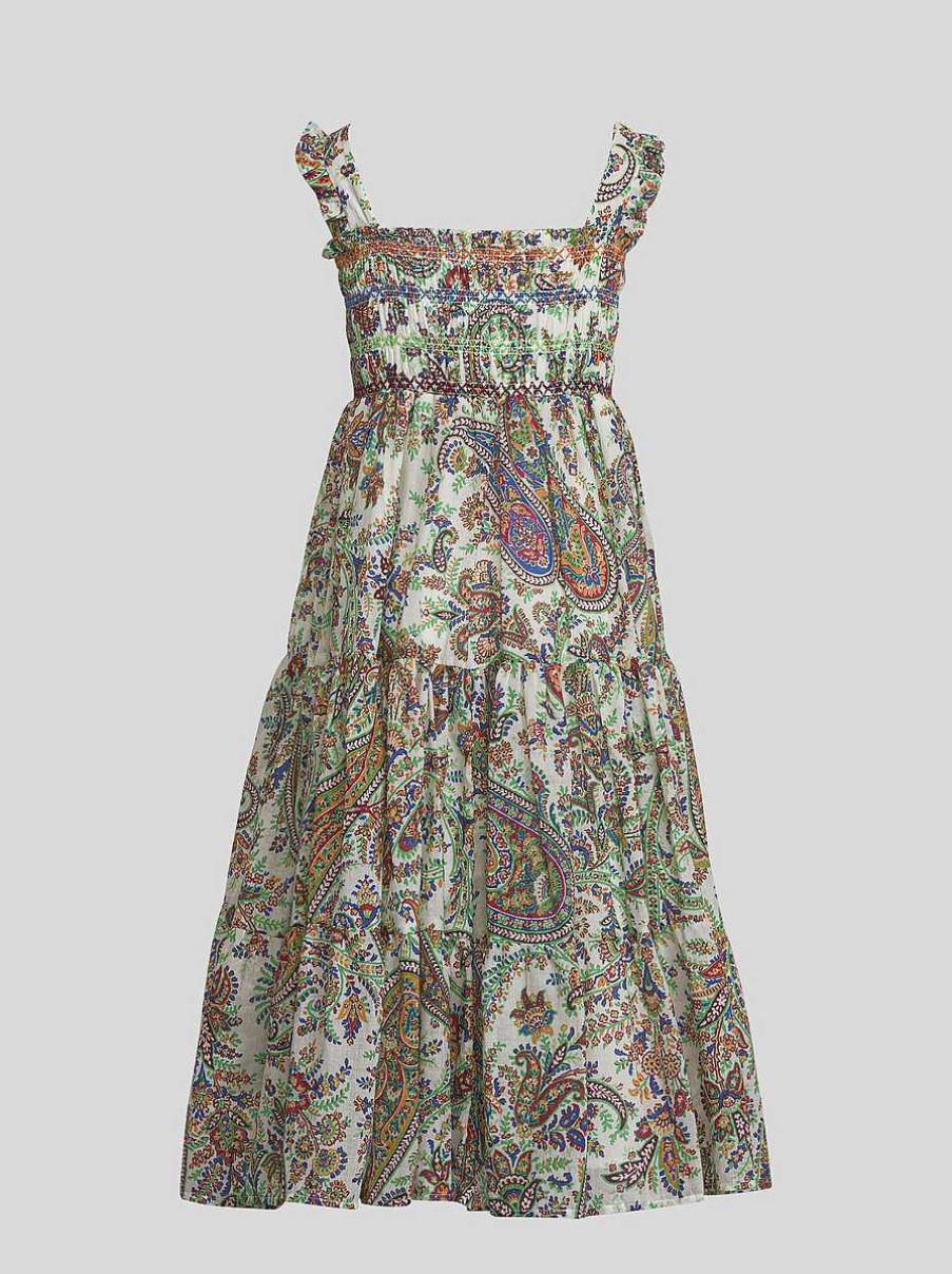 ETRO Kid'S Floral Paisley Midi Dress | Dresses