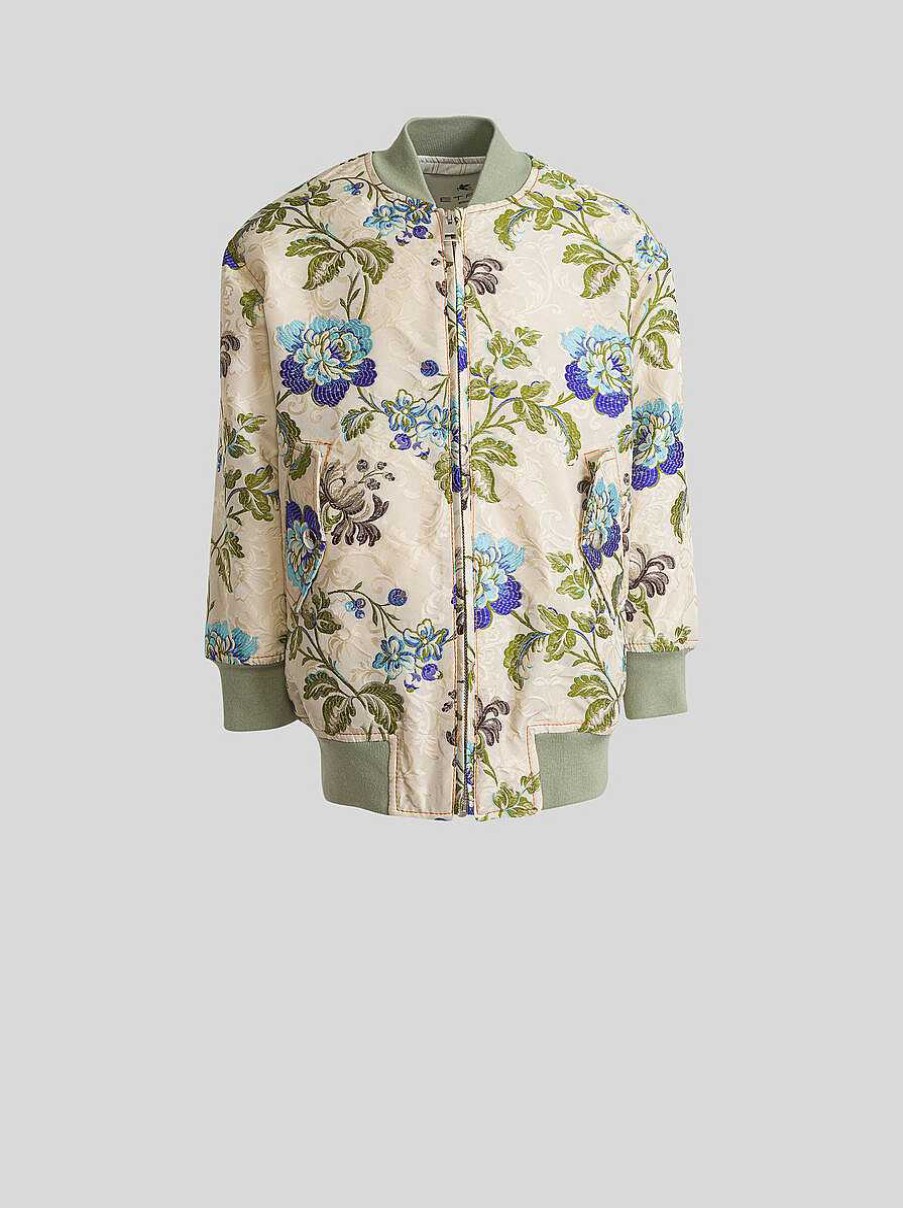 ETRO Kid'S Floral Jacquard Bomber Jacket | Topwear