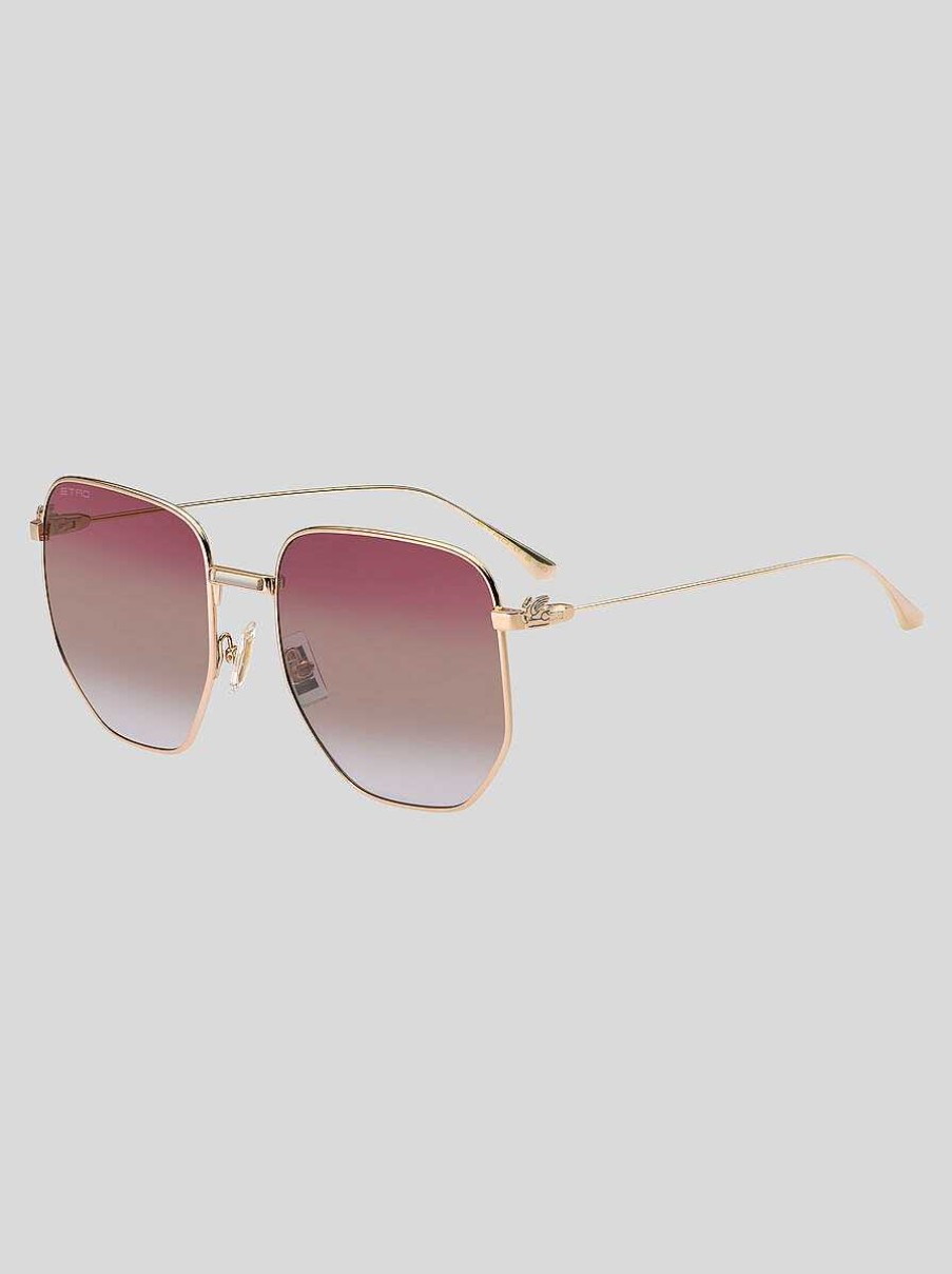 ETRO Metal Pegaso Sunglasses | Sunglasses